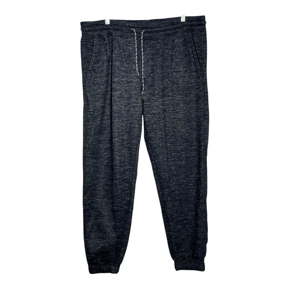 Weatherproof‎ Vintage Mens XL Charcoal Gray Fleece Lined Jogger Sweatpants Pants
